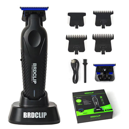 BRDCLIP BRD9615 Professional Mens Hair Trimmer 9000RPM High Speed Electric Clipper With DLC Blue Bl 11