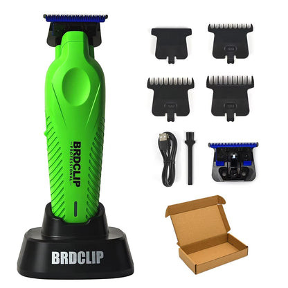 BRDCLIP BRD9615 Professional Mens Hair Trimmer 9000RPM High Speed Electric Clipper With DLC Blue Bl 12