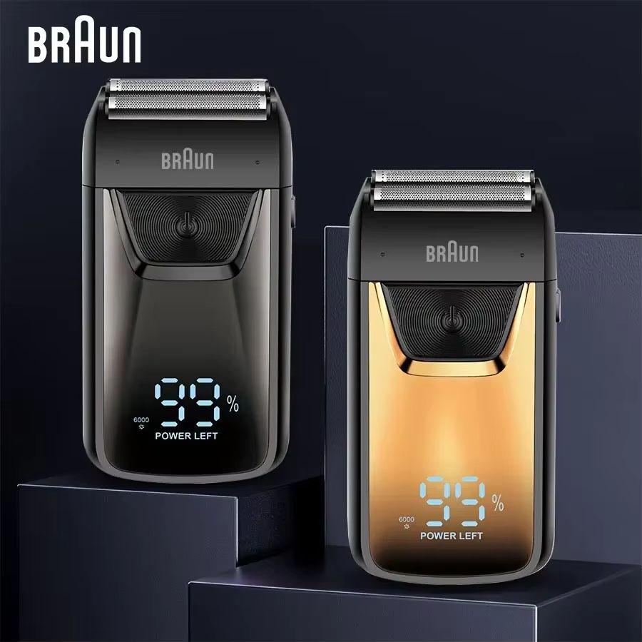 Electric Foil Shaver – Wireless Men's Razor for Bald Shaving & Precision Hair Cutting