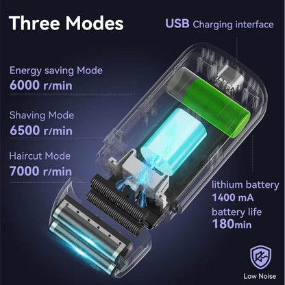 Braun 5120s Electric Foil Shaver  Wireless Mens Razor For Bald Shaving  Precision Hair Cutting 4