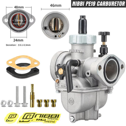 NIBBI PE Series Carburetor  HighPerformance Motorcycle Carburetor For 2T4T Engines 100cc250cc GY6 A 13