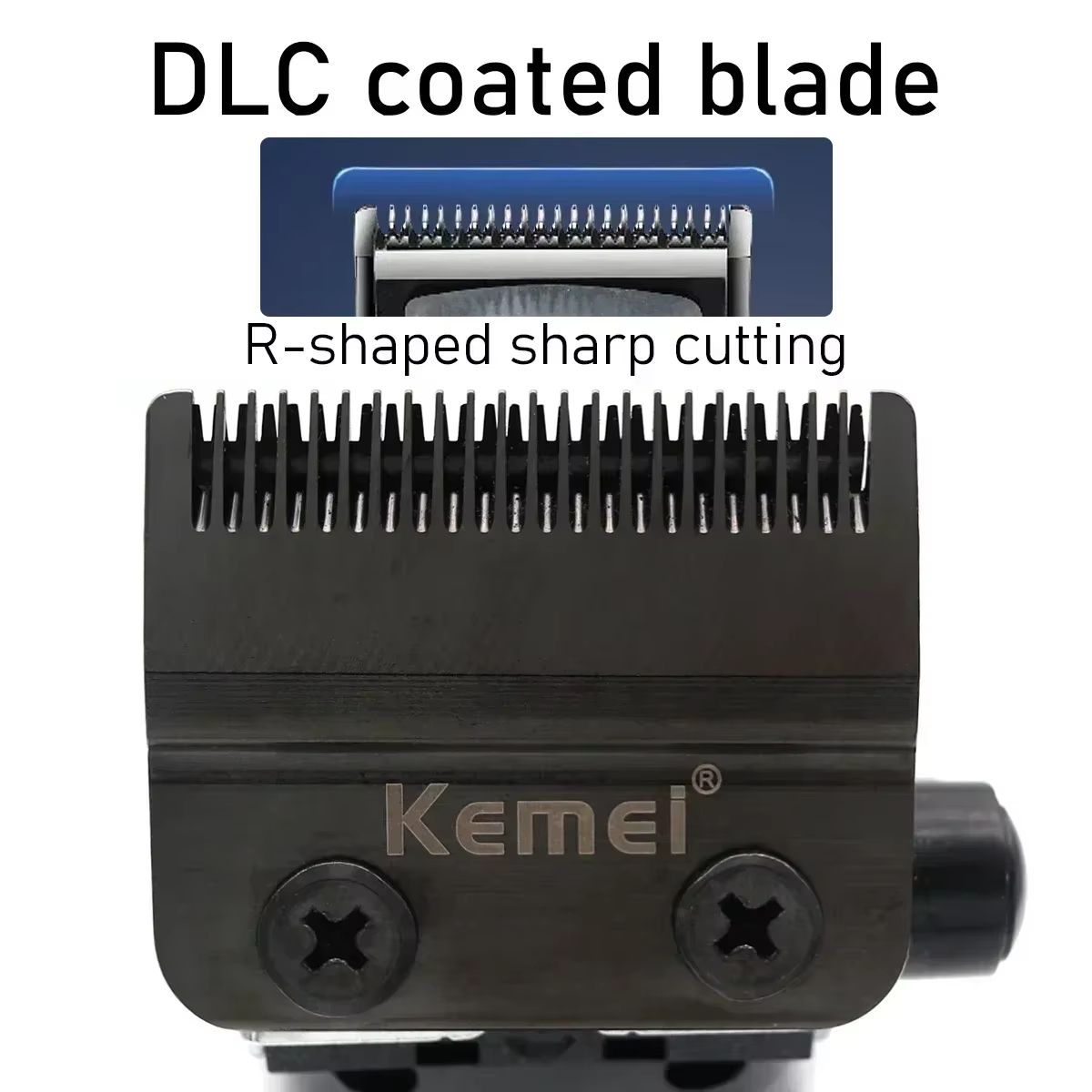 Kemei 2361 Professional Hair Clipper  10000RPM Magnetic Motor DLC Blade Cordless Trimmer With Charg 1