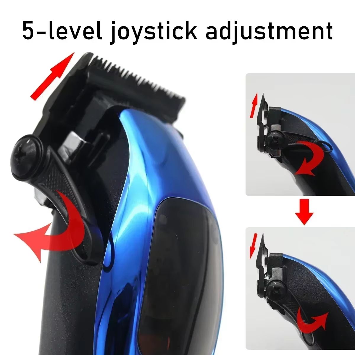 Kemei 2361 Professional Hair Clipper  10000RPM Magnetic Motor DLC Blade Cordless Trimmer With Charg 4