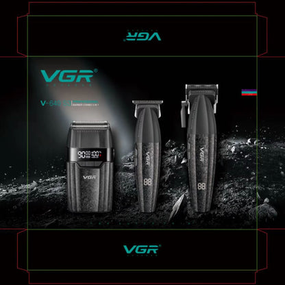VGR V640 Professional Hair Trimmer  9000RPM Cordless Clipper With Adjustable Blade For Mens Groomin 10