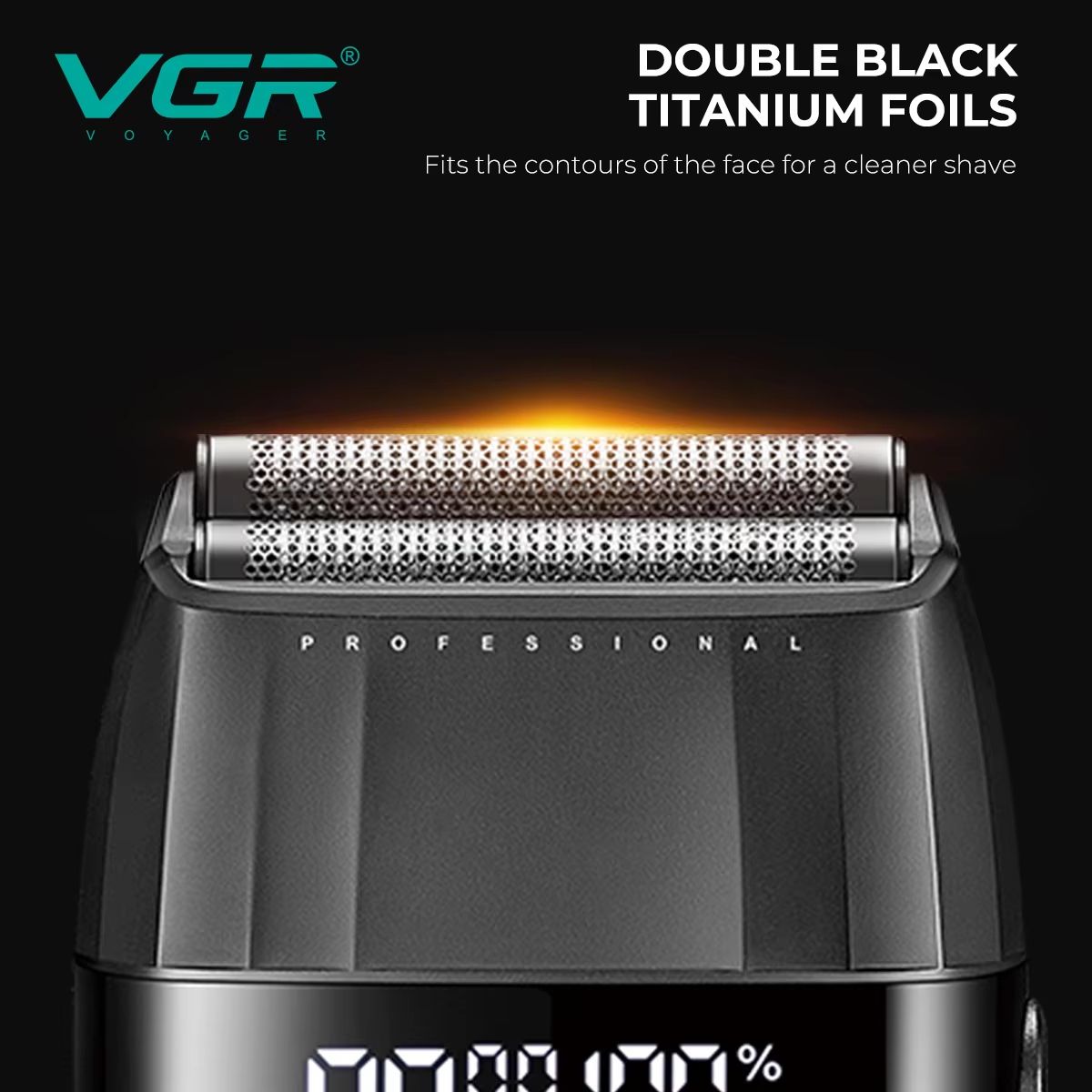 VGR V640 Professional Hair Trimmer  9000RPM Cordless Clipper With Adjustable Blade For Mens Groomin 3