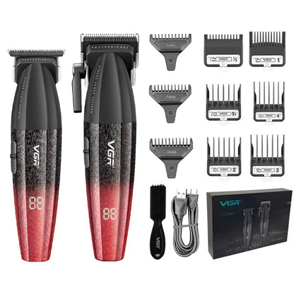VGR V640 Professional Hair Trimmer  9000RPM Cordless Clipper With Adjustable Blade For Mens Groomin 8