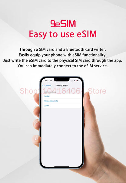 9eSIM V3 ESIM To SIM Card Adapter  Removable EUICC Converter Module For IPhone 15  16 Pro Max 1