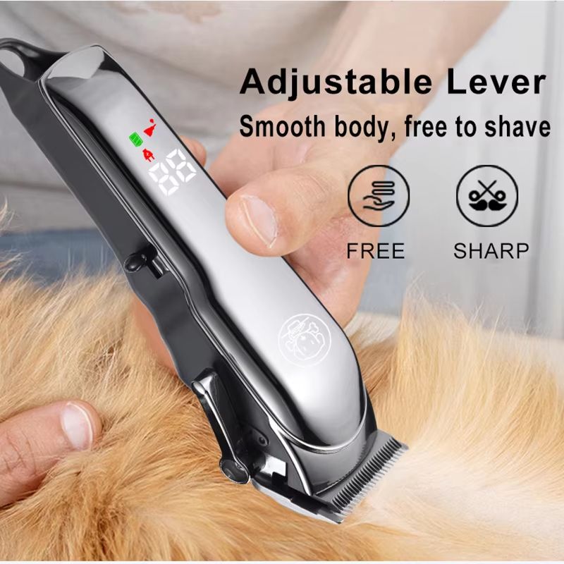 Professional Pet Grooming Clipper  Quiet Dog Hair Trimmer And Cat Shaver With Complete Grooming Kit 1