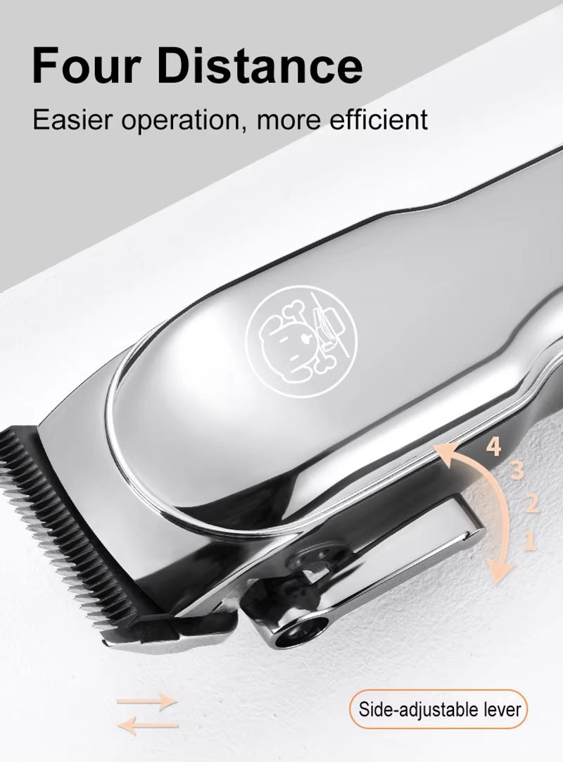 Professional Pet Grooming Clipper  Quiet Dog Hair Trimmer And Cat Shaver With Complete Grooming Kit 2