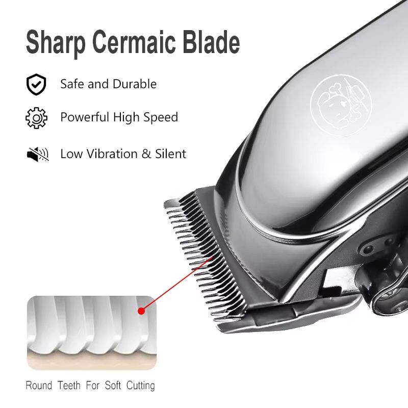 Professional Pet Grooming Clipper  Quiet Dog Hair Trimmer And Cat Shaver With Complete Grooming Kit 5