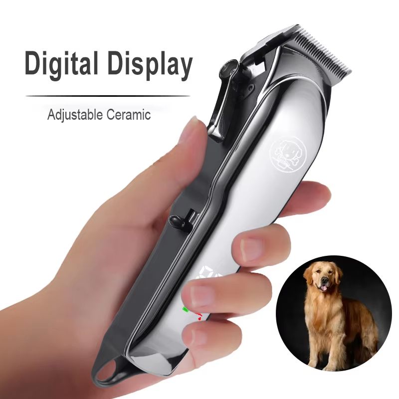 Professional Pet Grooming Clipper  Quiet Dog Hair Trimmer And Cat Shaver With Complete Grooming Kit 14