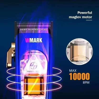 WMARK NG9004 Professional Hair Clipper  BRDCLIP M3T Electric Trimmer With DLC Blade For Barbers And 1