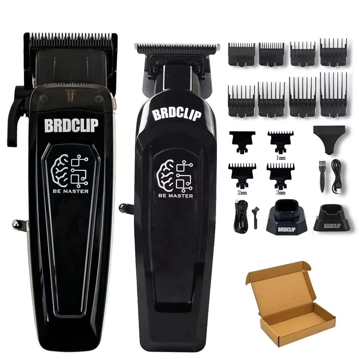 WMARK NG9004 Professional Hair Clipper  BRDCLIP M3T Electric Trimmer With DLC Blade For Barbers And 6