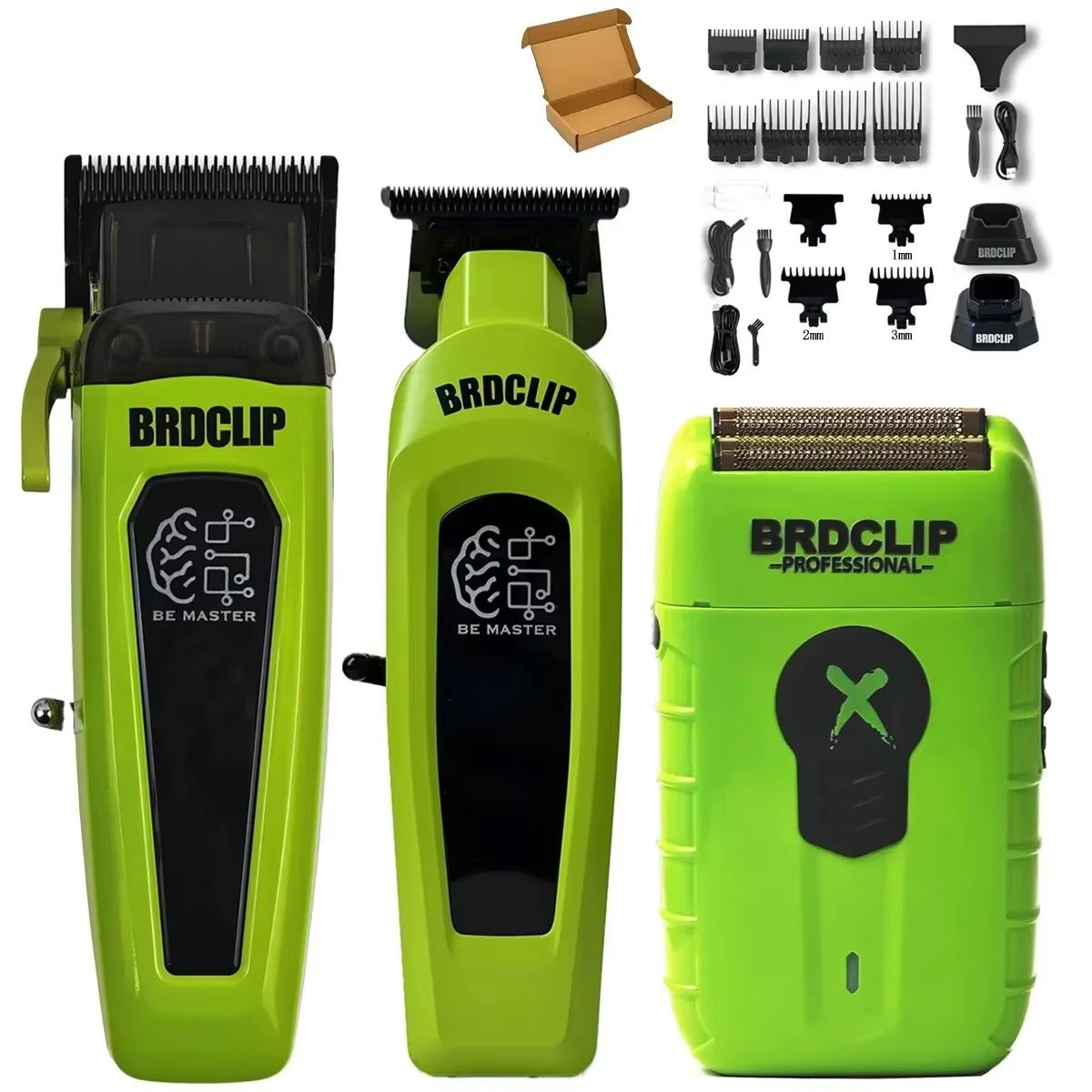 WMARK NG9004 Professional Hair Clipper  BRDCLIP M3T Electric Trimmer With DLC Blade For Barbers And 9