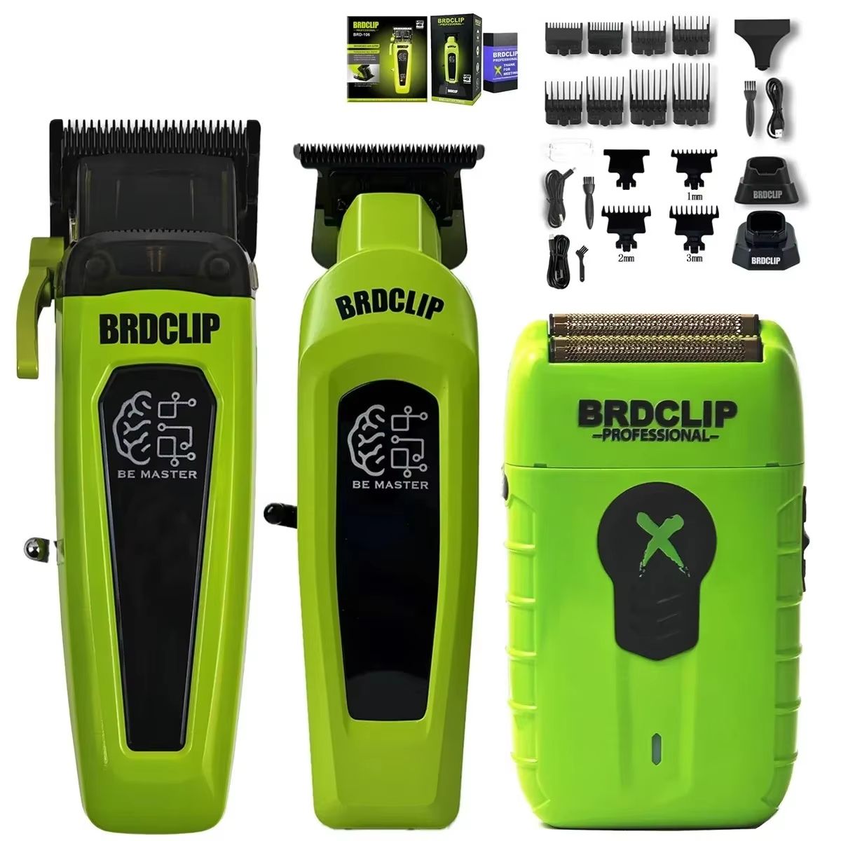 WMARK NG9004 Professional Hair Clipper  BRDCLIP M3T Electric Trimmer With DLC Blade For Barbers And 11