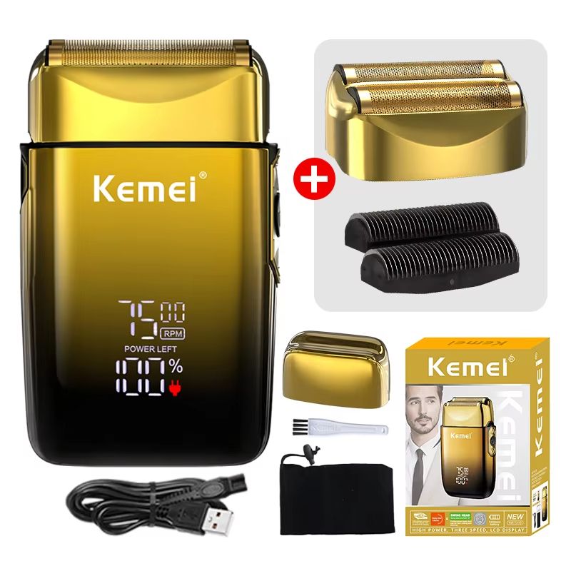 Kemei KMTX10 Professional Electric Shaver  7500RPM Beard Trimmer And Rechargeable Hair Razor For Me 8