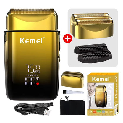 Kemei KMTX10 Professional Electric Shaver  7500RPM Beard Trimmer And Rechargeable Hair Razor For Me 8