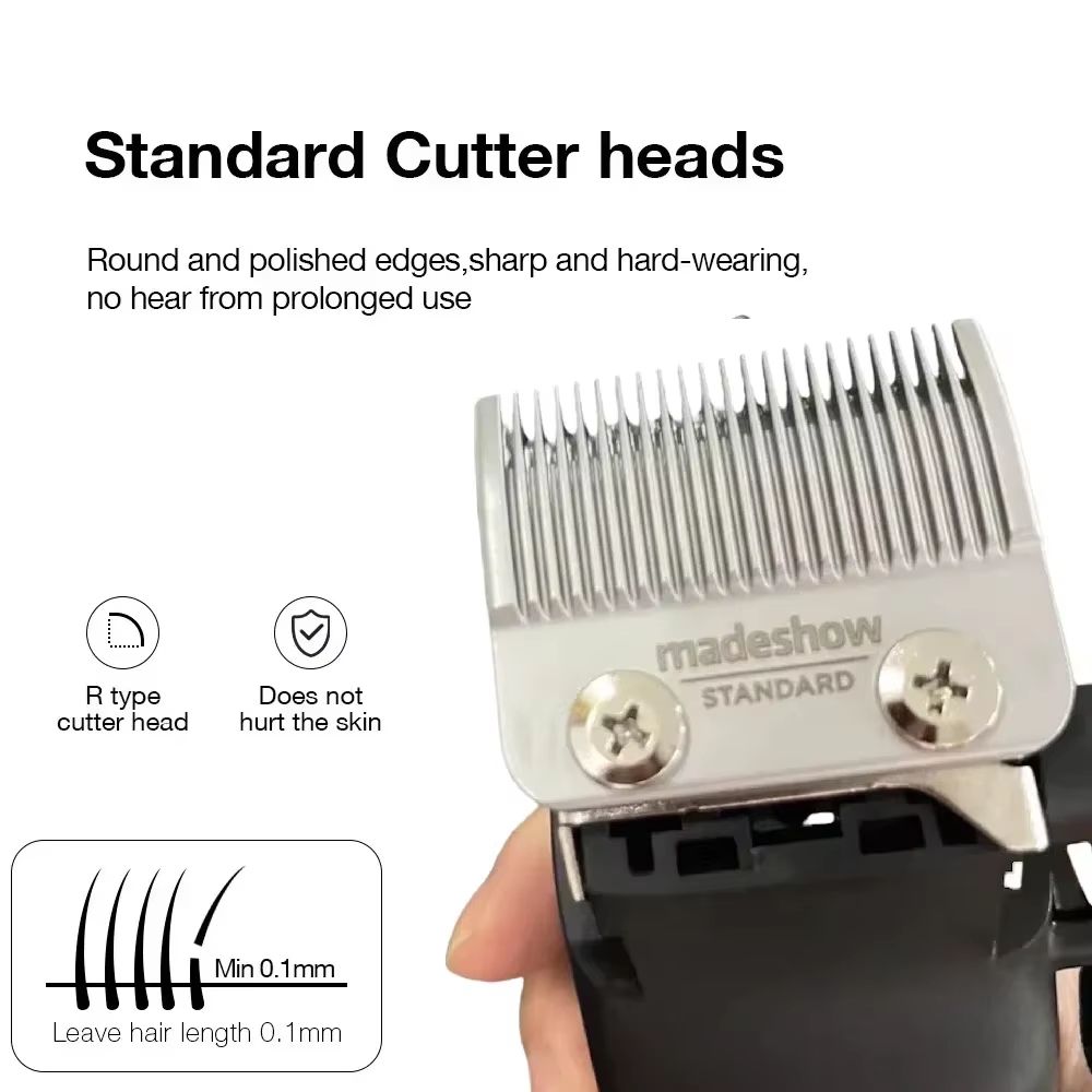 Madeshow M10 M11 Cordless Hair Clippers  Professional Barber Clipper  Haircut Machine For Men 3