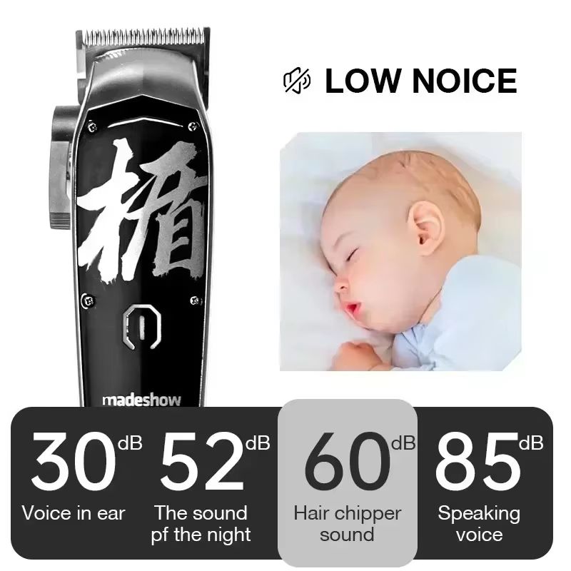 Madeshow M10 M11 Cordless Hair Clippers  Professional Barber Clipper  Haircut Machine For Men 5