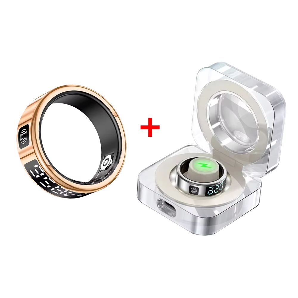 LED Display Smart Ring For Heart Rate Sleep And Oxygen Monitoring With MultiSport Modes 9
