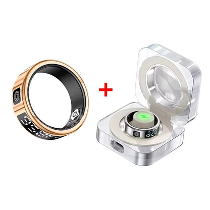 LED Display Smart Ring For Heart Rate Sleep And Oxygen Monitoring With MultiSport Modes 9