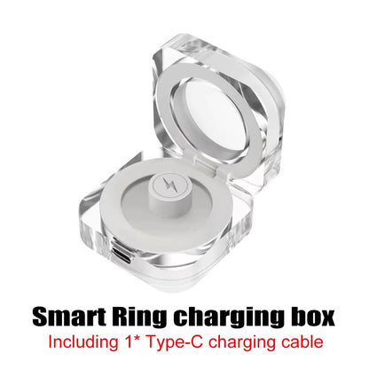 LED Display Smart Ring For Heart Rate Sleep And Oxygen Monitoring With MultiSport Modes 12