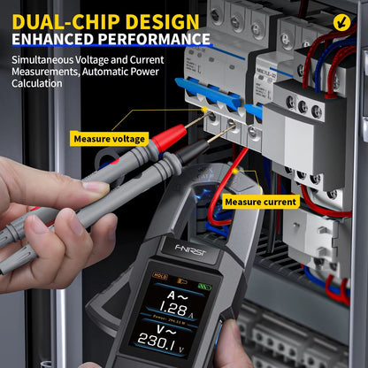 FNIRSI DMC100 Digital Clamp Meter With DCAC Current Measurement 10000 Counts And USB Charger 3
