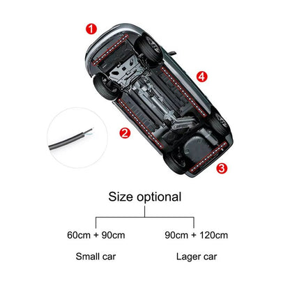 Car Underglow LED Light Kit  8 Color Neon Accent Strips With Sound Active  APP Remote Control 2