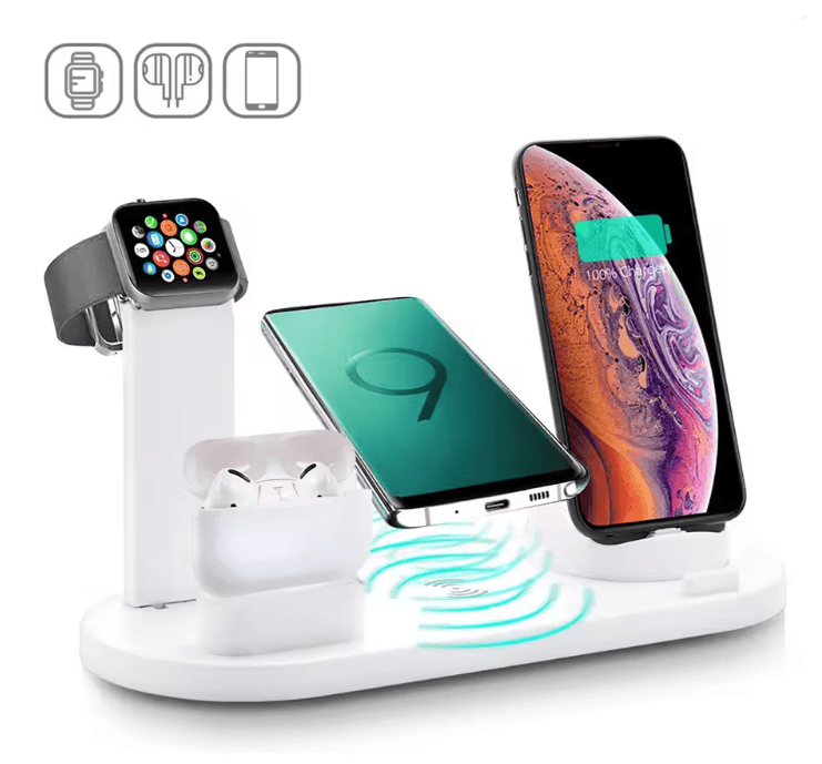 7 In 1 Wireless Charger Stand For IPhone Apple Watch And AirPods 4