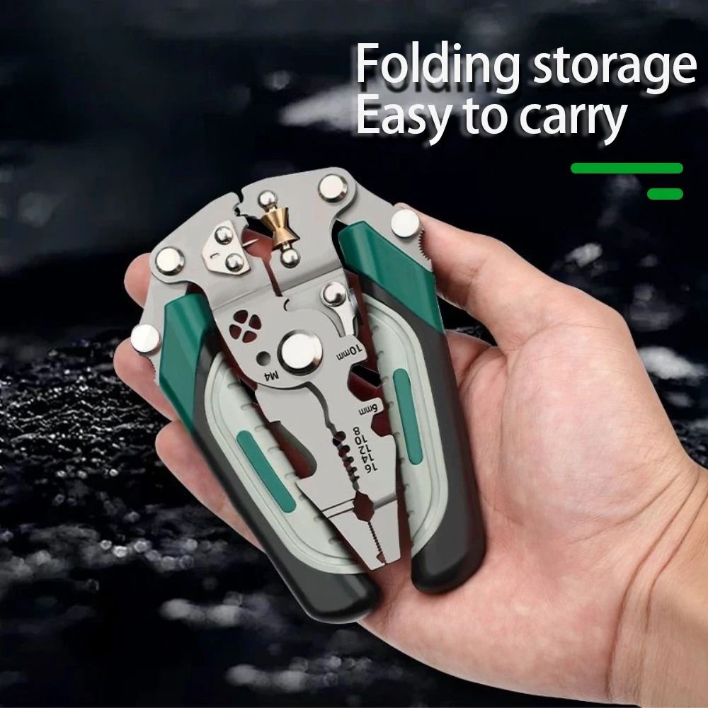 Folding Wire Peeler With Pulley Design Multifunctional Wire Splitter Winding And Crimping Tool 1