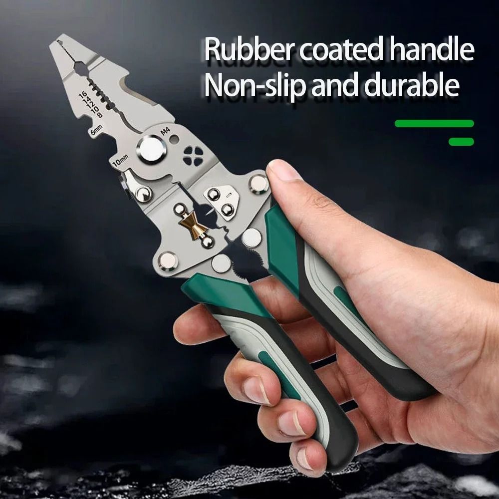 Folding Wire Peeler With Pulley Design Multifunctional Wire Splitter Winding And Crimping Tool 2