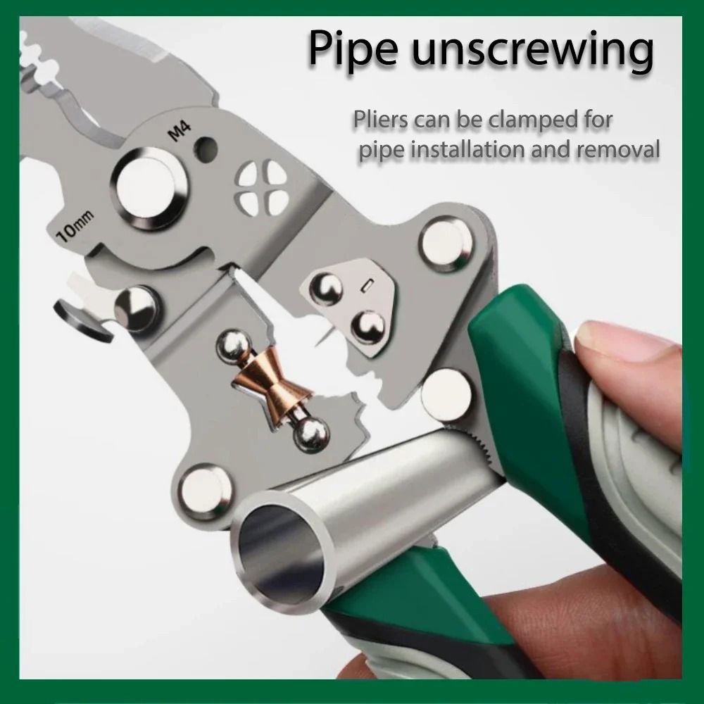 Folding Wire Peeler With Pulley Design Multifunctional Wire Splitter Winding And Crimping Tool 5