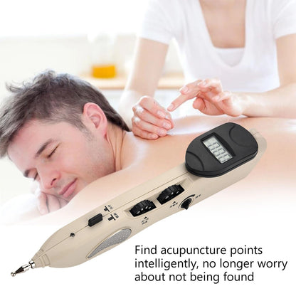 Electronic Acupuncture Pen with Tens Point Detector and Meridian Therapy for Pain Relief
