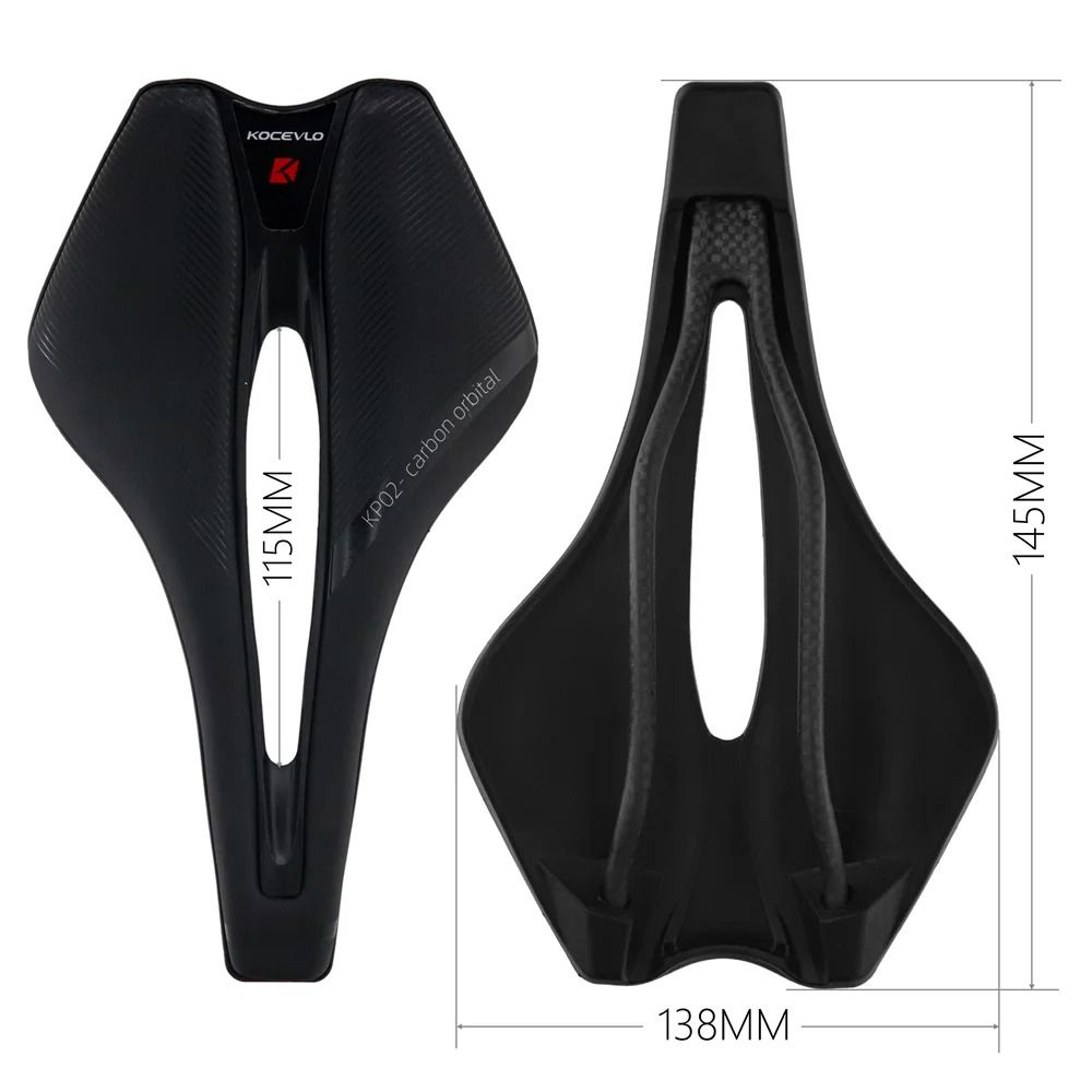 Carbon Bike Saddle Ultralight 120g Breathable Racing Seat Cushion With Carbon Rails 2
