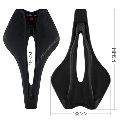 Carbon Bike Saddle Ultralight 120g Breathable Racing Seat Cushion With Carbon Rails 2