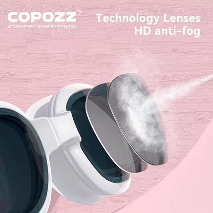 COPOZZ Prescription Swimming Goggles  Professional AntiFog Myopia Swim Glasses For Men  Women 1