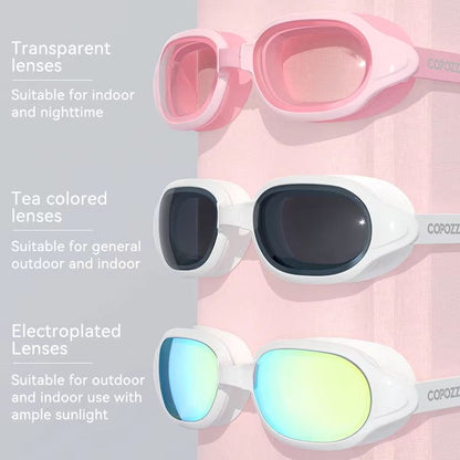 COPOZZ Prescription Swimming Goggles  Professional AntiFog Myopia Swim Glasses For Men  Women 2