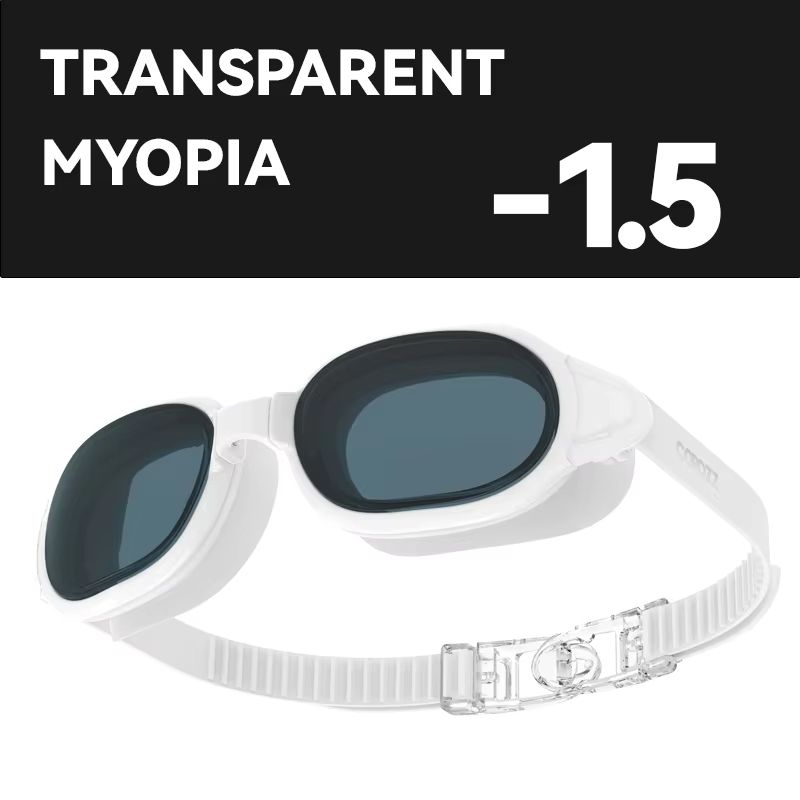 COPOZZ Prescription Swimming Goggles  Professional AntiFog Myopia Swim Glasses For Men  Women 8