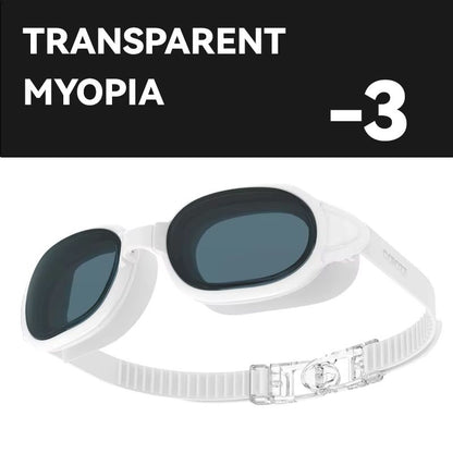 COPOZZ Prescription Swimming Goggles  Professional AntiFog Myopia Swim Glasses For Men  Women 11