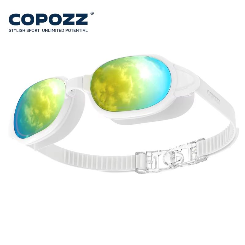 COPOZZ Prescription Swimming Goggles  Professional AntiFog Myopia Swim Glasses For Men  Women 5
