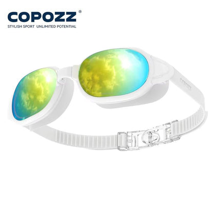 COPOZZ Prescription Swimming Goggles  Professional AntiFog Myopia Swim Glasses For Men  Women 5