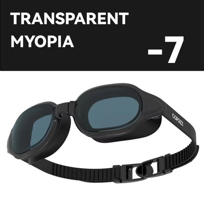 COPOZZ Prescription Swimming Goggles  Professional AntiFog Myopia Swim Glasses For Men  Women 29