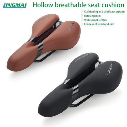 Waterproof Bicycle Saddle Soft Shock Absorbing Cushion Seat For Mountain And Road Bikes 0