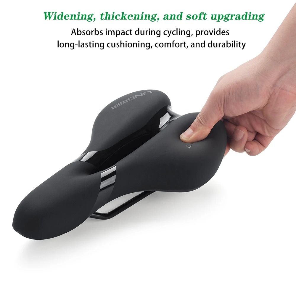 Waterproof Bicycle Saddle Soft Shock Absorbing Cushion Seat For Mountain And Road Bikes 3