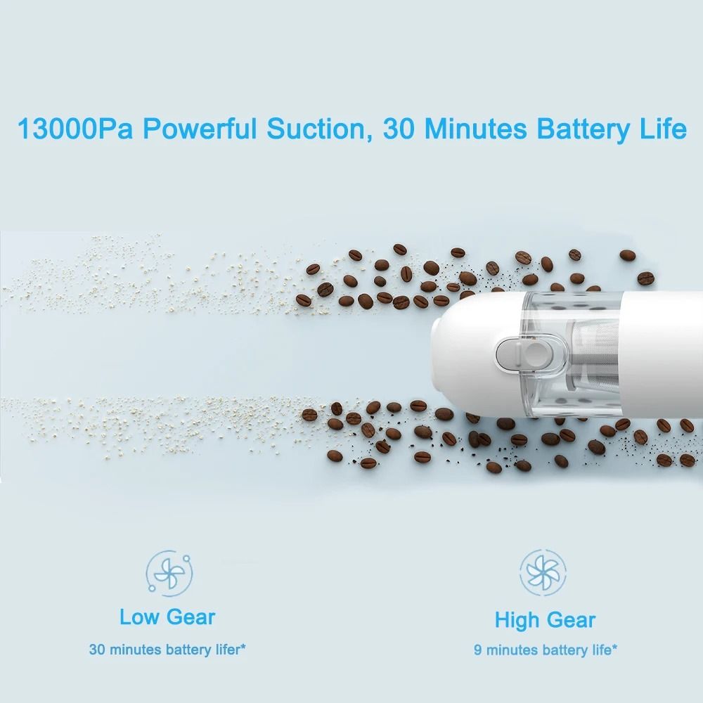 Handheld Wireless Vacuum Cleaner 13KPa Cordless Portable Vacuum For Home And Car 4