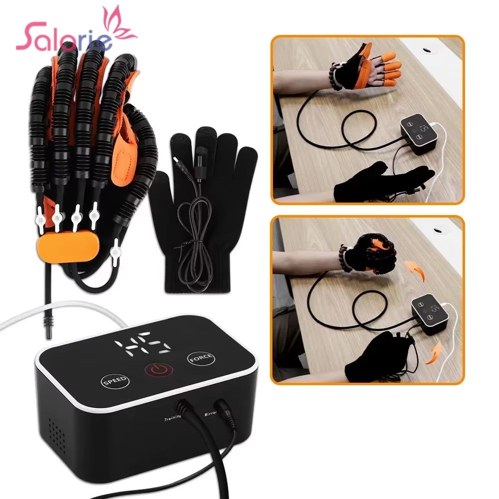 Upgraded Rehabilitation Robot Gloves – Stroke Recovery Hand Trainer for Hemiplegia, Finger Exercise & Therapy Support
