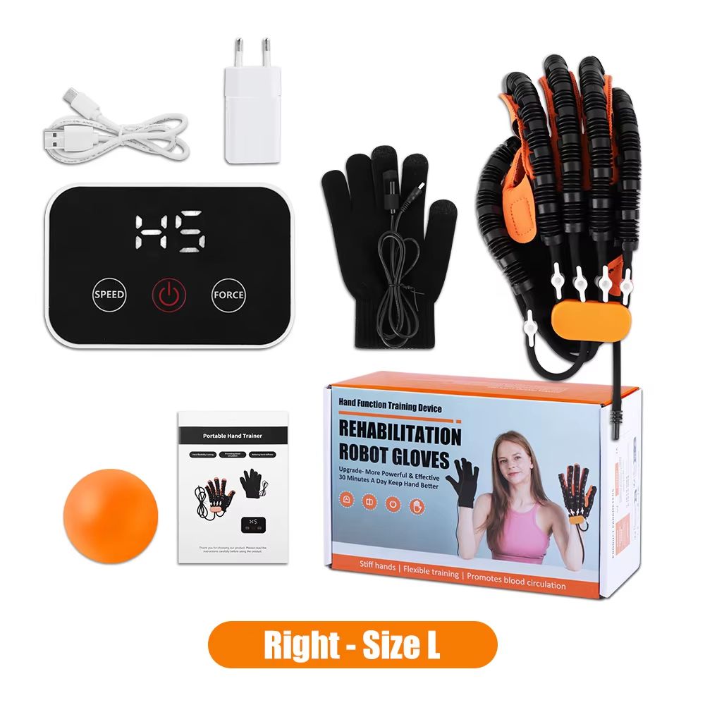 Upgraded Rehabilitation Robot Gloves  Stroke Recovery Hand Trainer For Hemiplegia Finger Exercise   13
