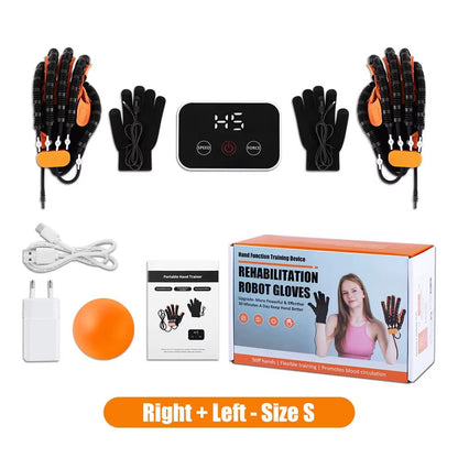 Upgraded Rehabilitation Robot Gloves  Stroke Recovery Hand Trainer For Hemiplegia Finger Exercise   16