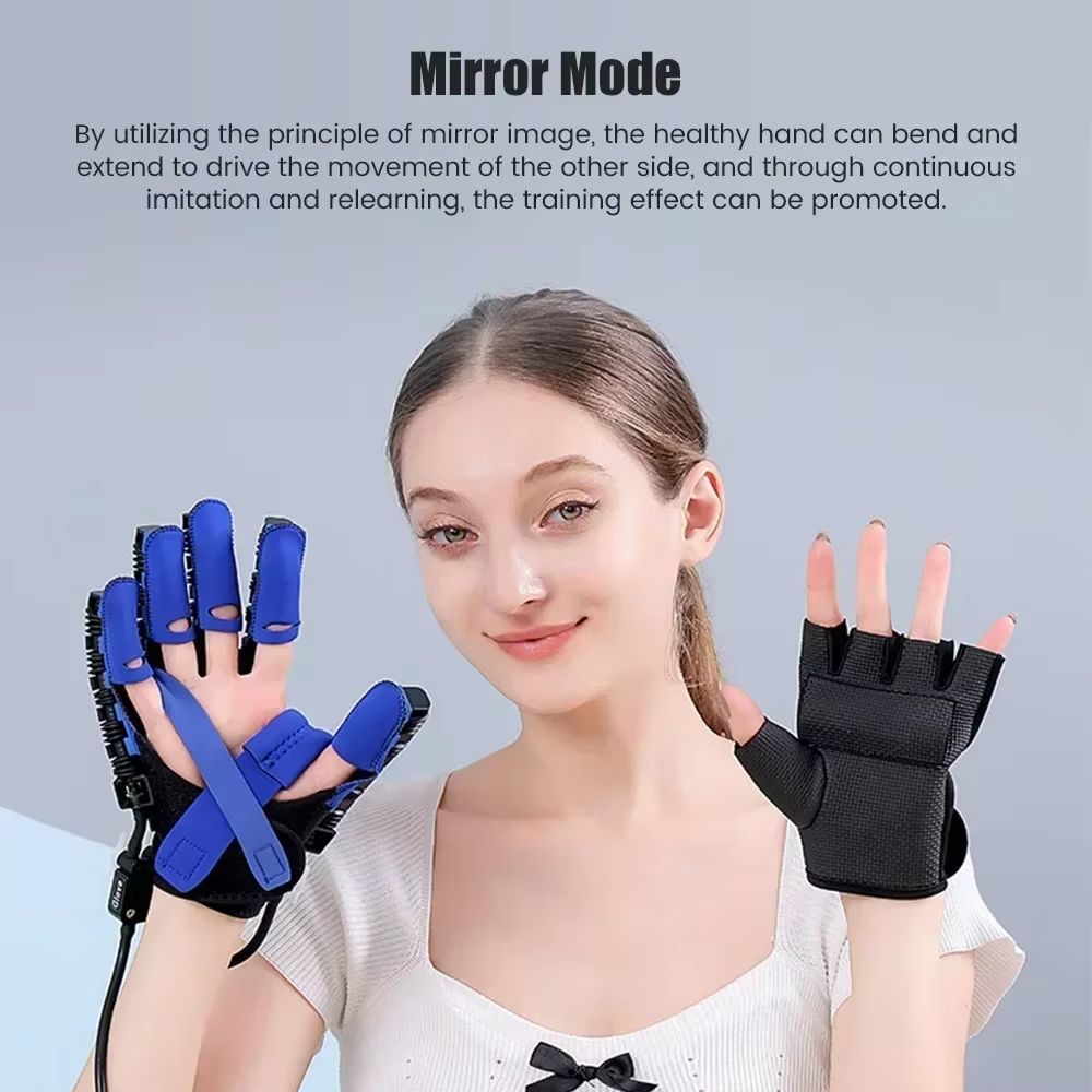 Automatic Rehabilitation Robot Gloves  Stroke Recovery Hand Therapy  Finger Training Device For Hem 2