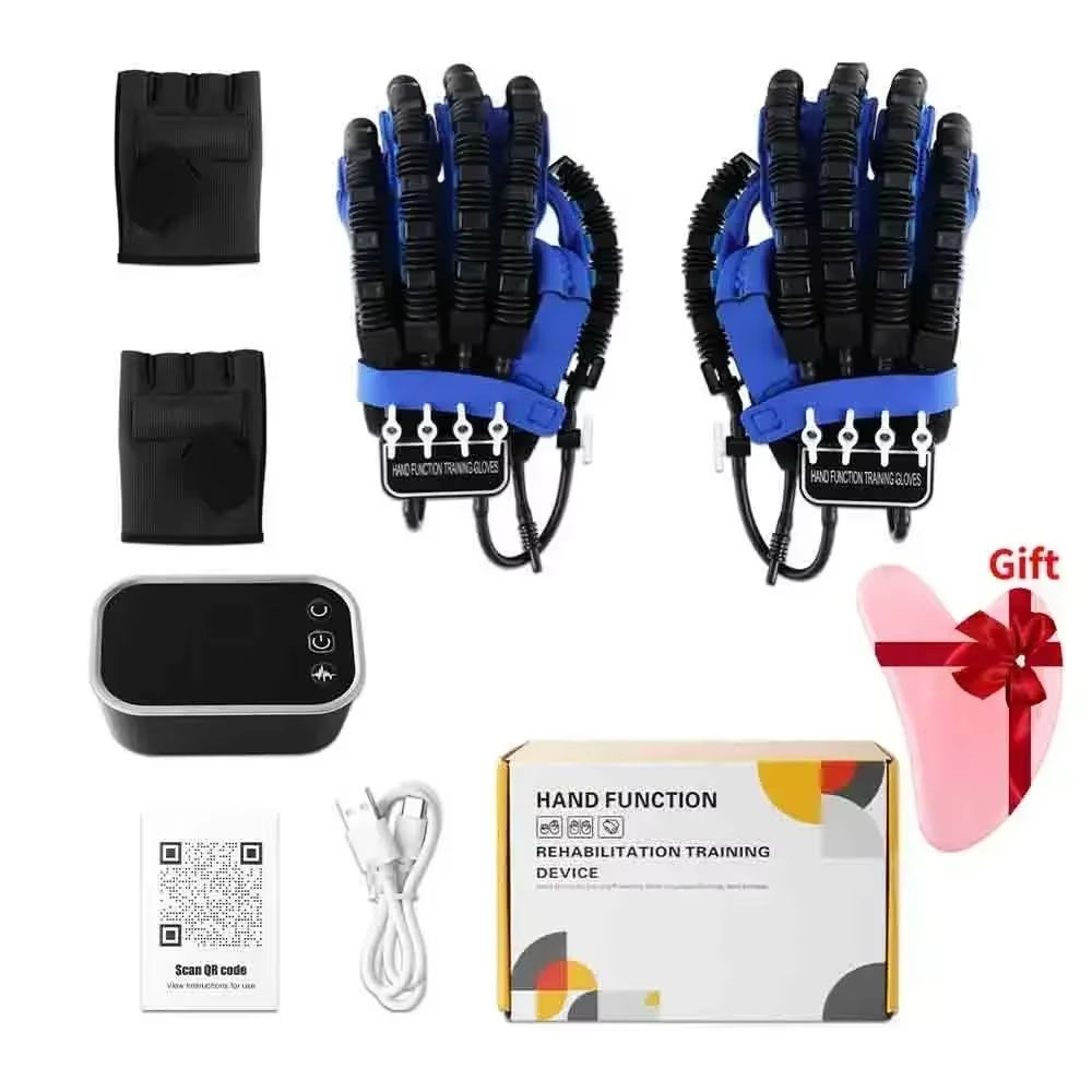 Automatic Rehabilitation Robot Gloves  Stroke Recovery Hand Therapy  Finger Training Device For Hem 8